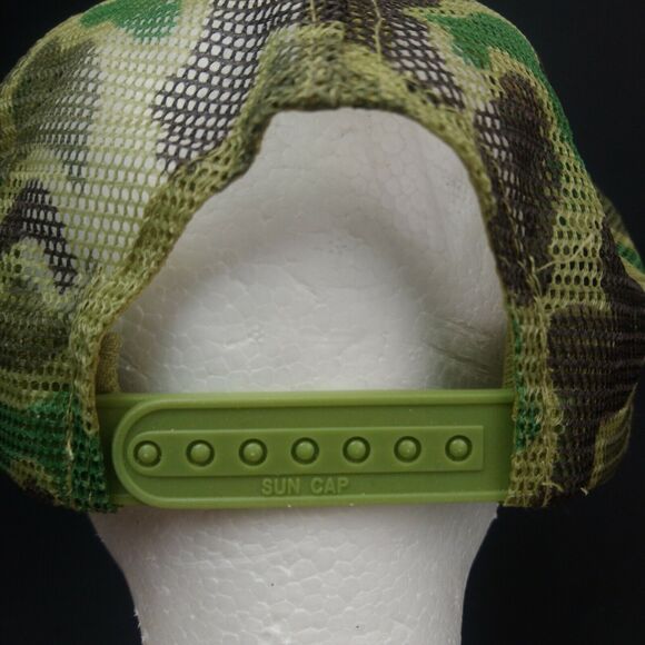 VTG John Deere Nothing Runs Like A Deer  Camouflage Mesh Back Hat ~ By Sun Cap - Picture 4 of 7